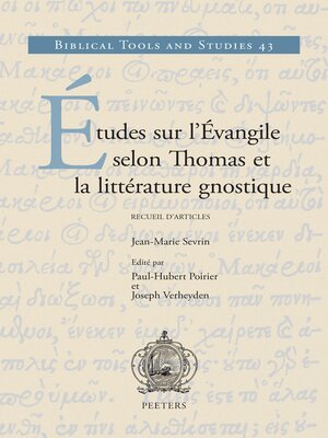 cover image of Etudes sur l'Evangile selon Thomas et la litterature gnostique
